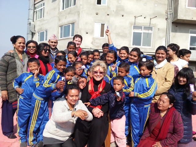 DIRECTOR OF JOAN B. KROC SCHOOL OF PEACE STUDIES UNIVERSITY OF SAN DIEGO USA VISIT TO RAKSHA NEPAL