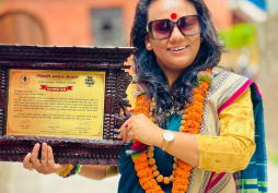 Raksha Nepal’s Founder President Honored with Rama-Haripriya Award